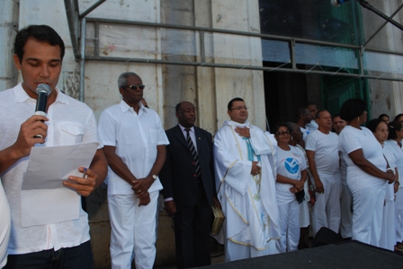 A Paz reuniu várias religiões na Concceição da Praia